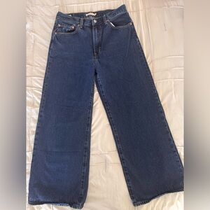 Levi's Premium Ribcage Wide-Leg Jeans